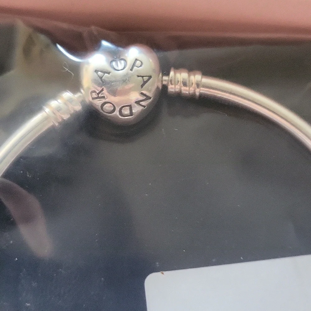 Pandora Silver Bracelet Heart Silver - Picture 2 of 7